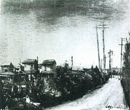 上落合の橋の附近1926.jpg
