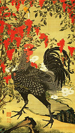 伊藤若冲「南天雄鶏図」1761.jpg