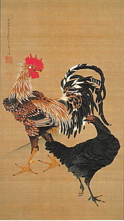 伊藤若冲「大鶏雌雄図」1759.jpg