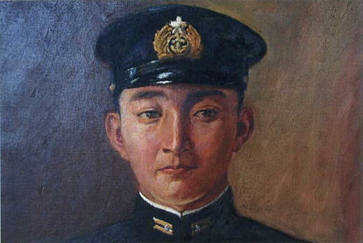 刑部人「稲垣米太郎海軍少佐の肖像」1944.jpg