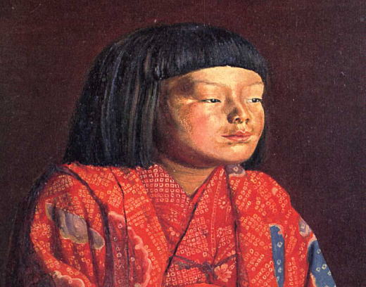 岸田劉生「童女図(麗子立像)」1923部分.jpg