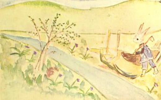 廣島正「かちかち山の春」1923.jpg