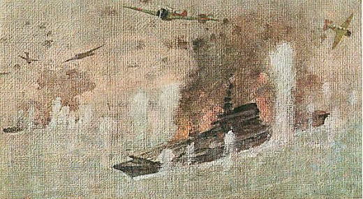 有岡一郎「南太平洋海戦」1942.jpg